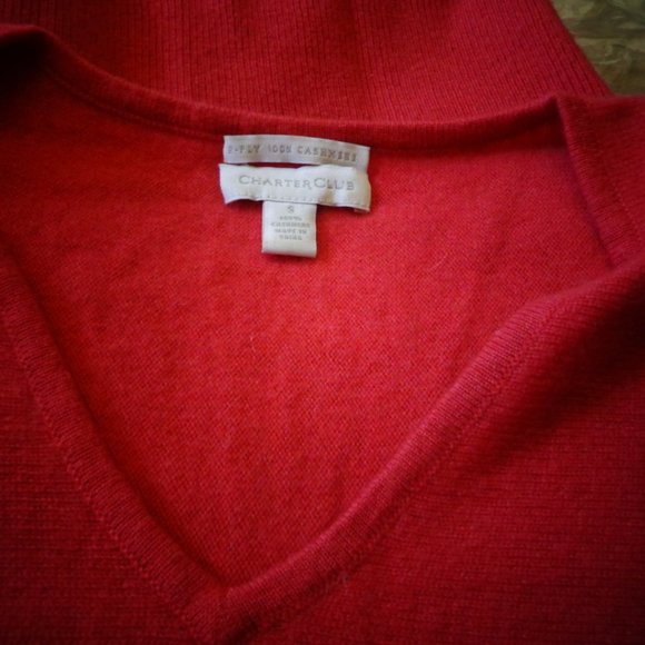 CHARTER CLUB 100% CASHMERE SWEATER SIZE S - Picture 6 of 6